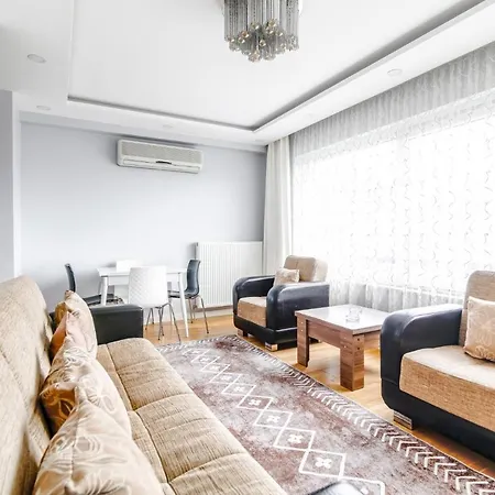 Flat W Shared Pool And Gym 8min To Citys Cevahir 이스탄불
